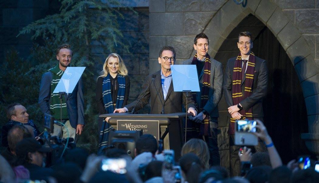 President of Universal Studios and Harry Potter Actors